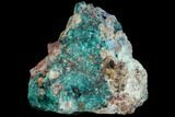Dioptase, Shattuckite & Calcite Association - Tantara Mine, Congo #146745-1